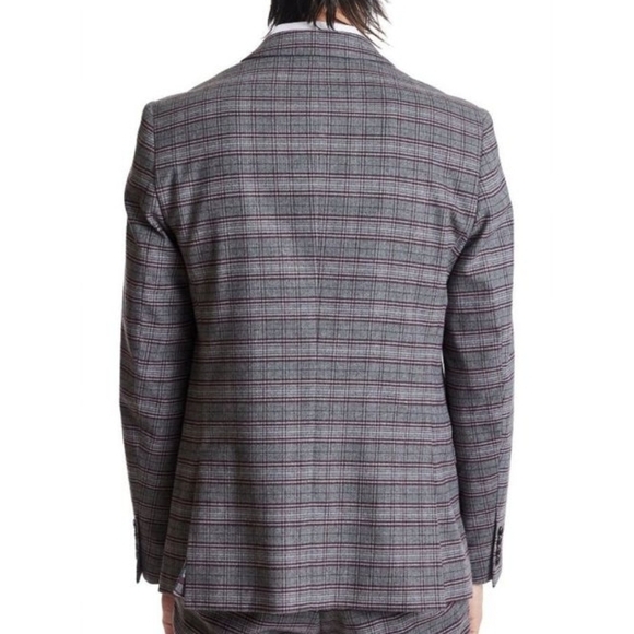 NWT PAISLEY & GRAY Plaid Sport Coat with Notched Lapel - Picture 2 of 10